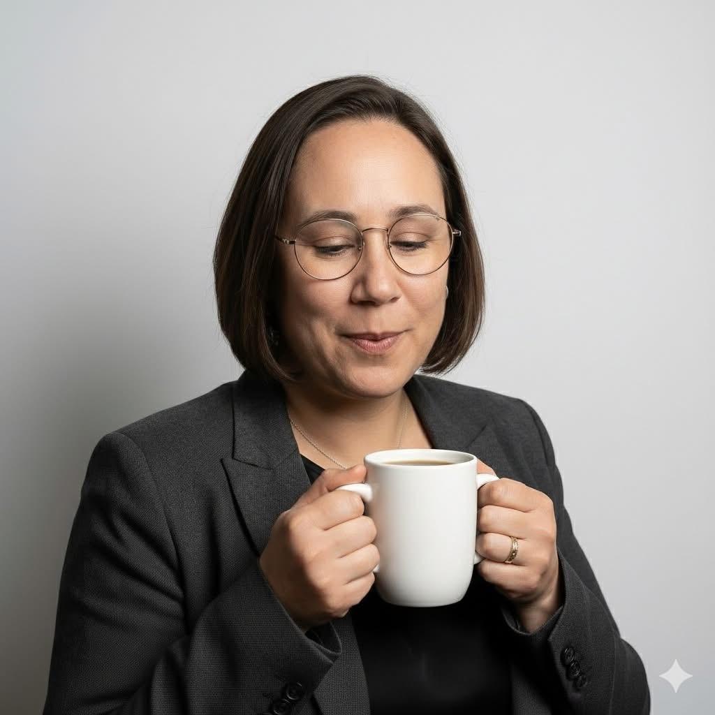 Céline Bardan en situation de travail